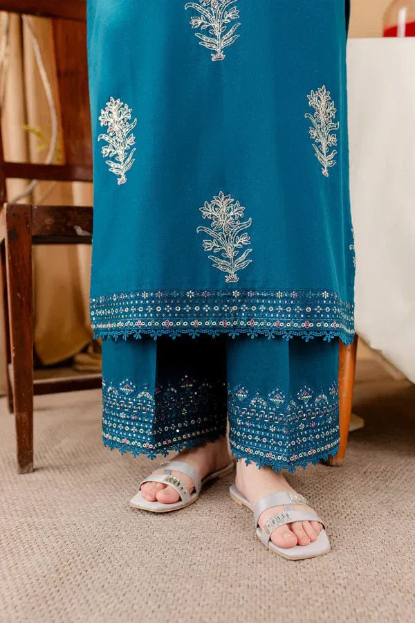 2PCS Stitched Lawn Embroidery